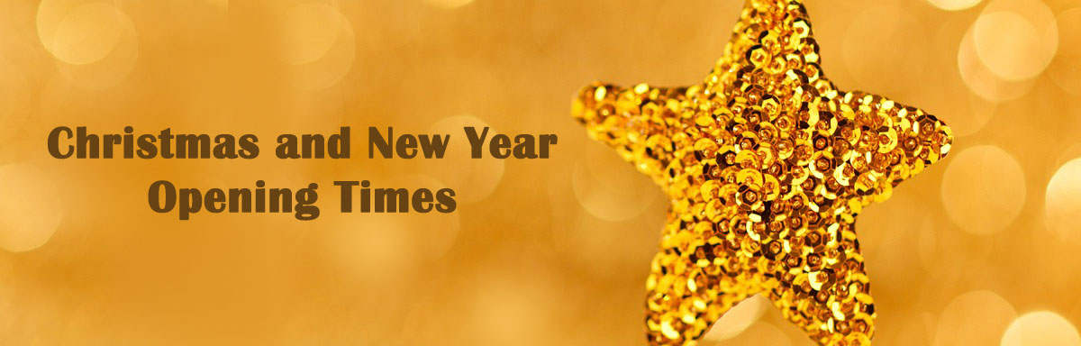 Christmas and New Year opening times